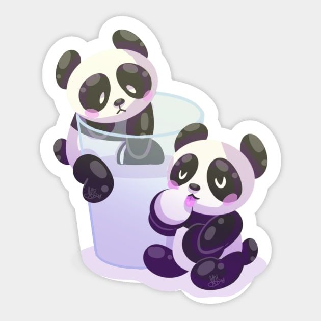 Oreo Pandas Sticker by Its_MynnuB